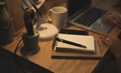 close-up-view-notebook-desk