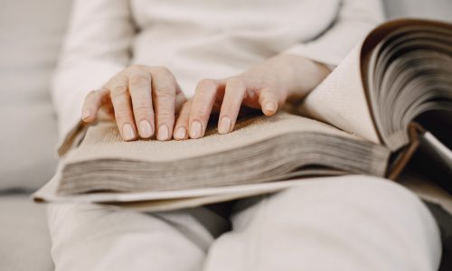 Studying and relaxation. Disabled people concept.