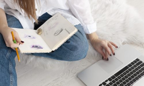 woman-working-new-vlog-home